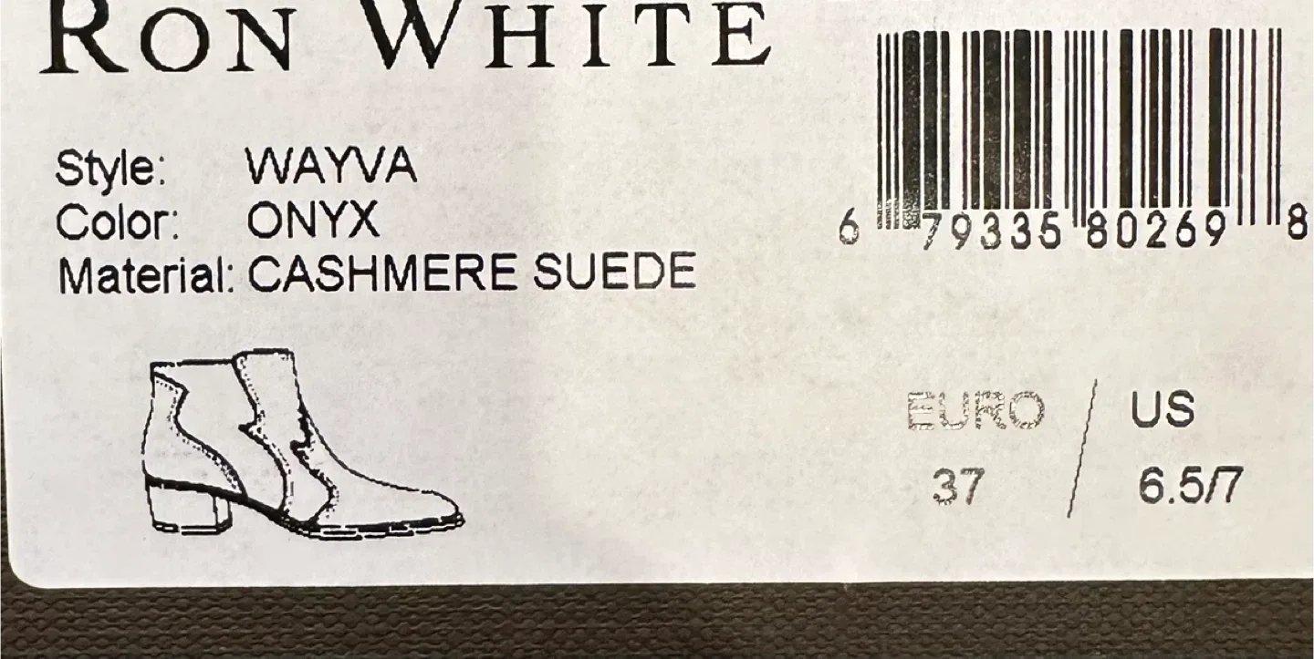 $60-New-Ron White Ankle Boots - Size 6.5/7 image indicator(4)