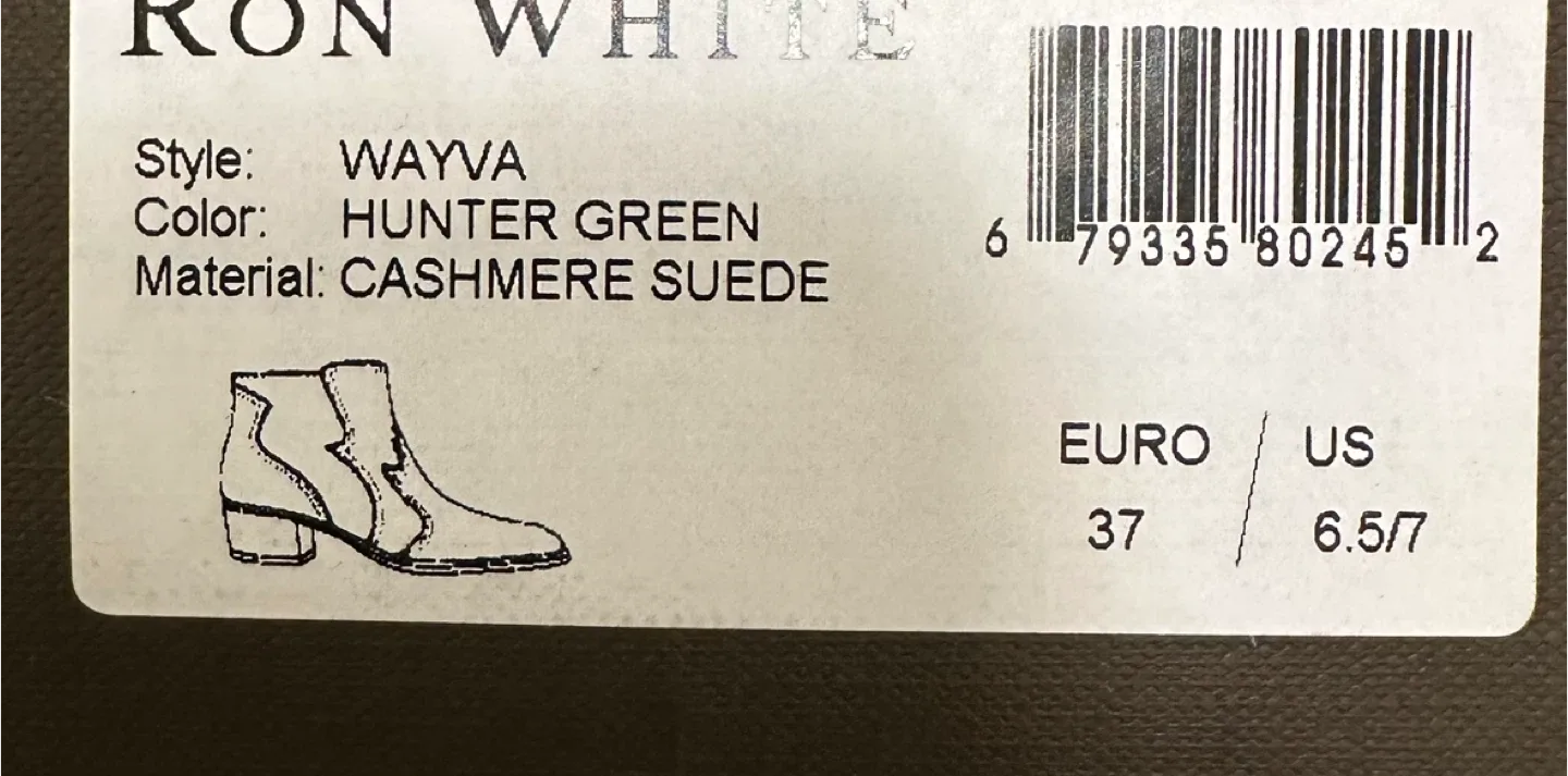 $60-New-Ron White Ankle Boots - Size 6.5/7 image indicator(7)