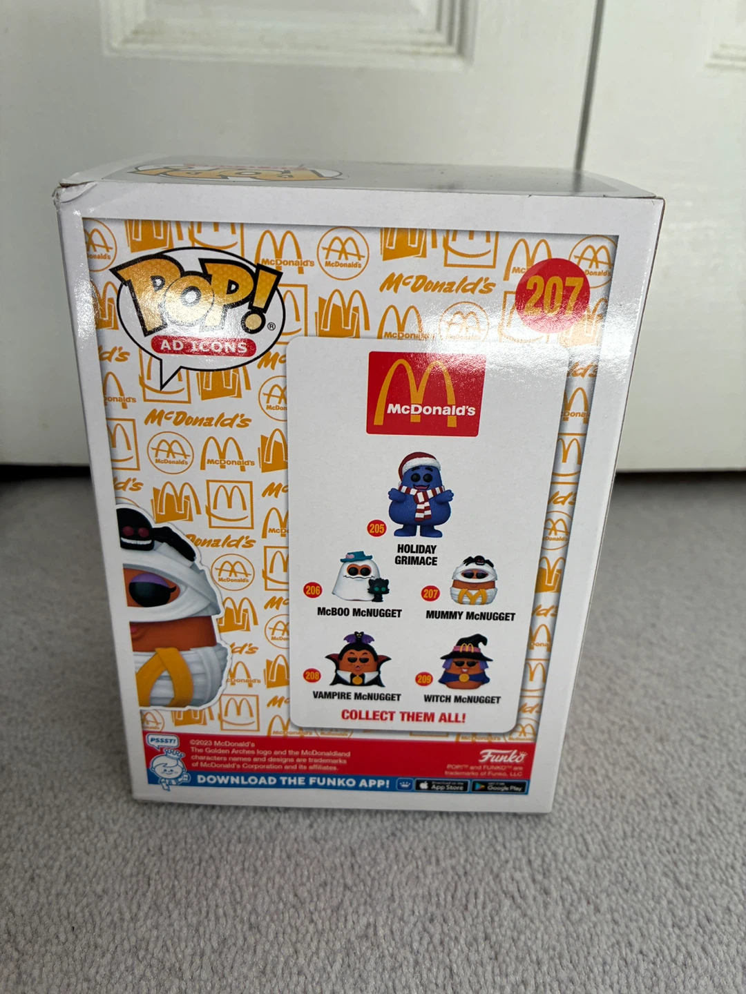 NEW Funko Pop! Ad Icons: McDonald's Mummy McNugget #207 - photo 2
