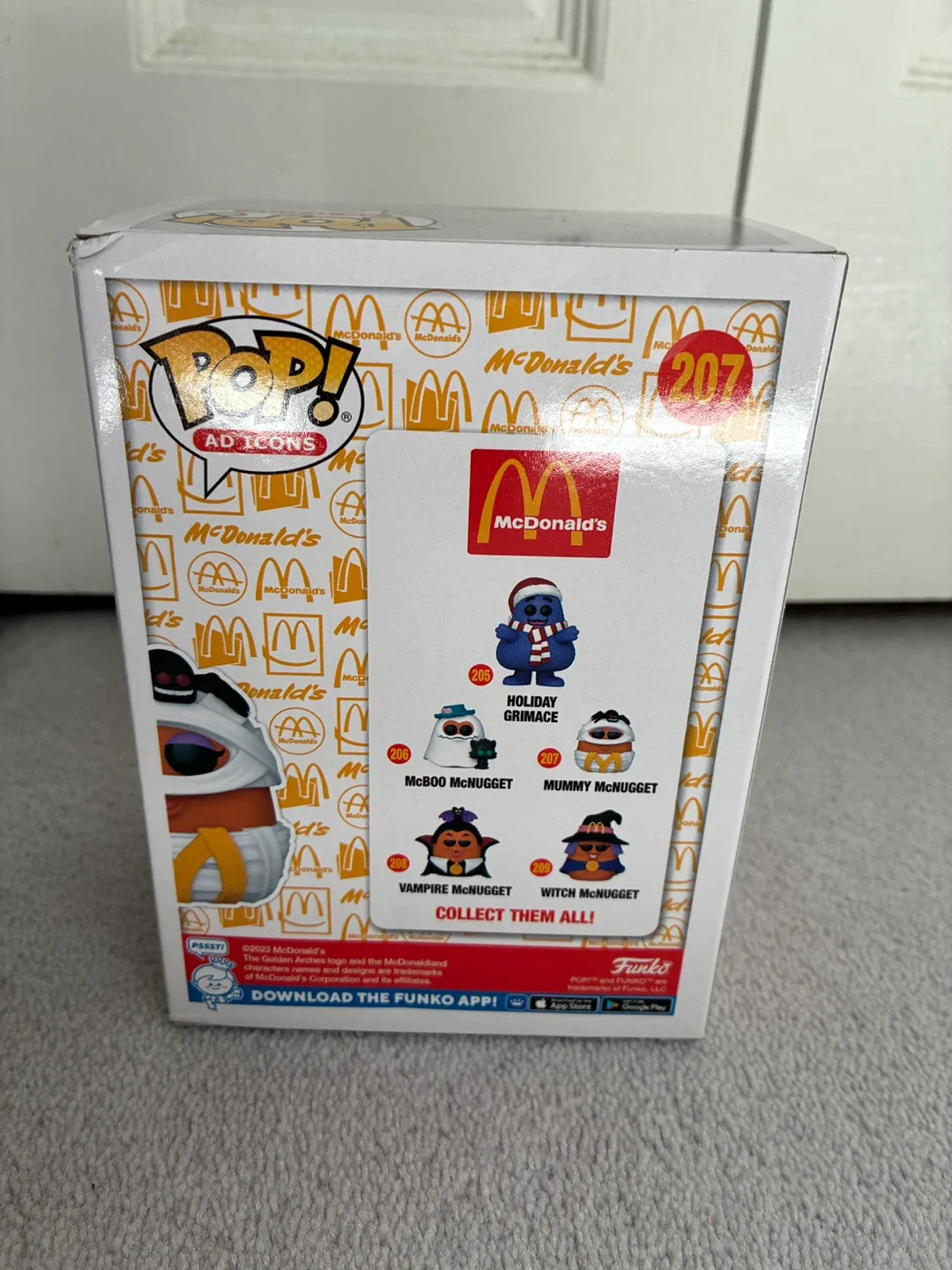 NEW Funko Pop! Ad Icons: McDonald's Mummy McNugget #207 image indicator(2)