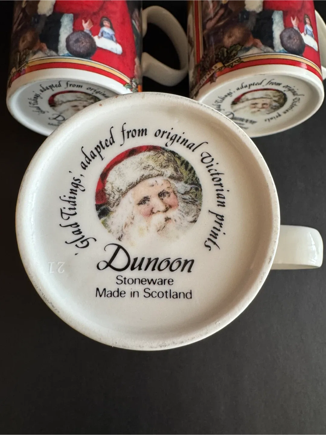 Dunoon Stoneware Christmas Mugs - Set of 3 image indicator(4)