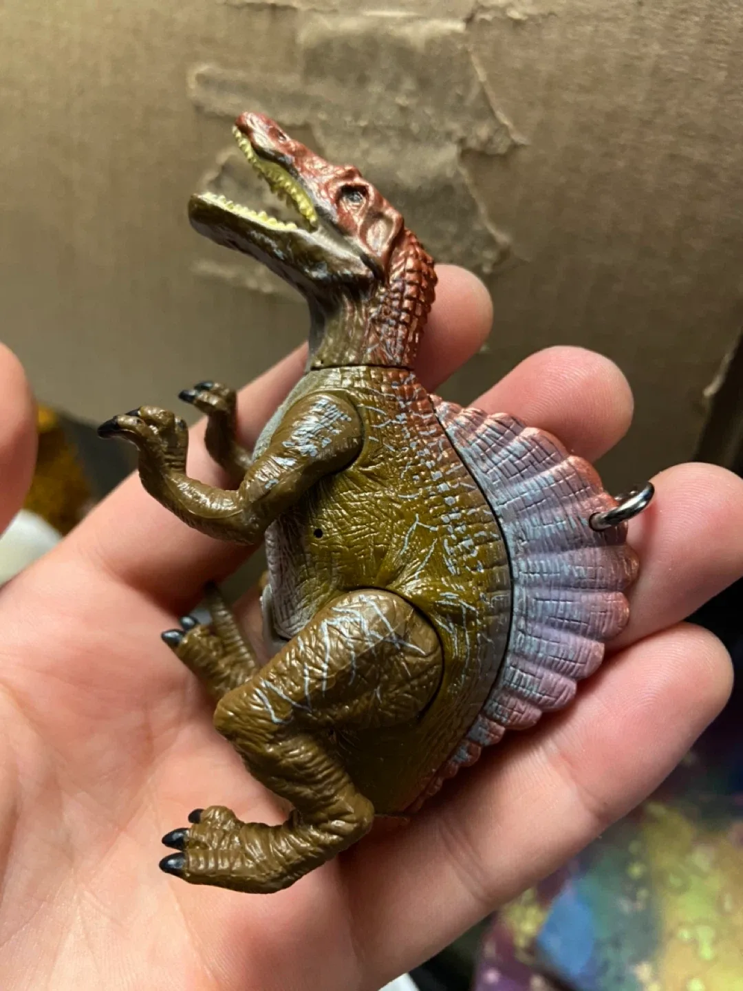 Jurassic park 3 Dinosaur Spinosaurus Toy Keychain image indicator(4)