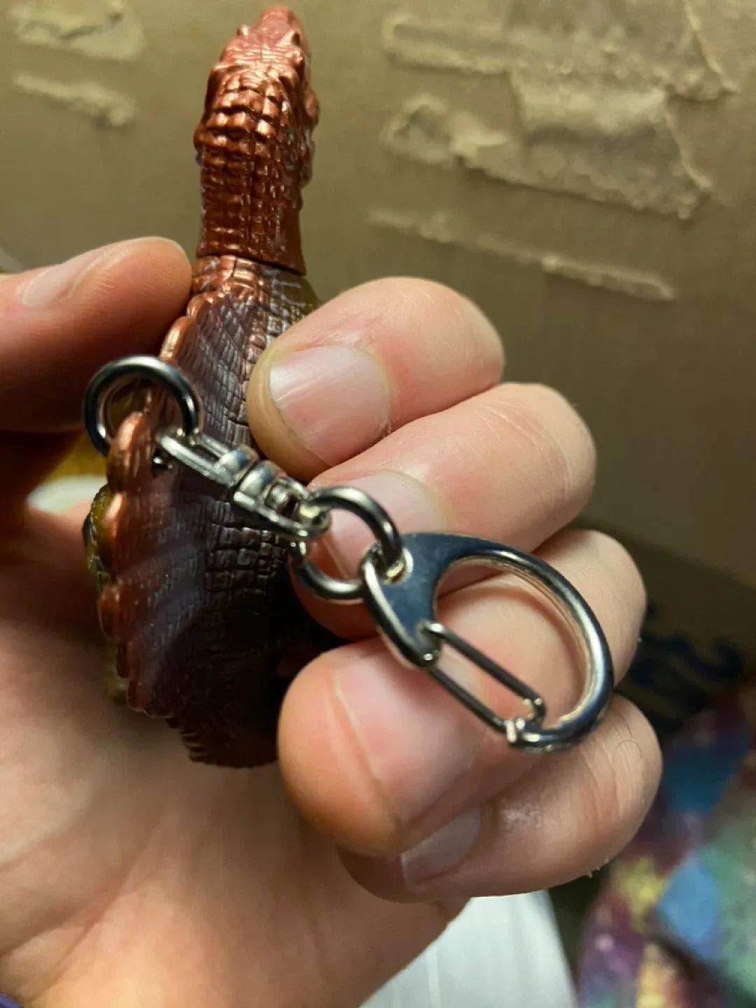 Jurassic park 3 Dinosaur Spinosaurus Toy Keychain image indicator(5)