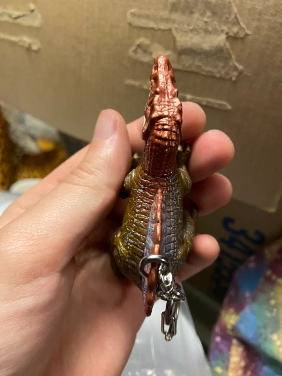 Jurassic park 3 Dinosaur Spinosaurus Toy Keychain image indicator(7)