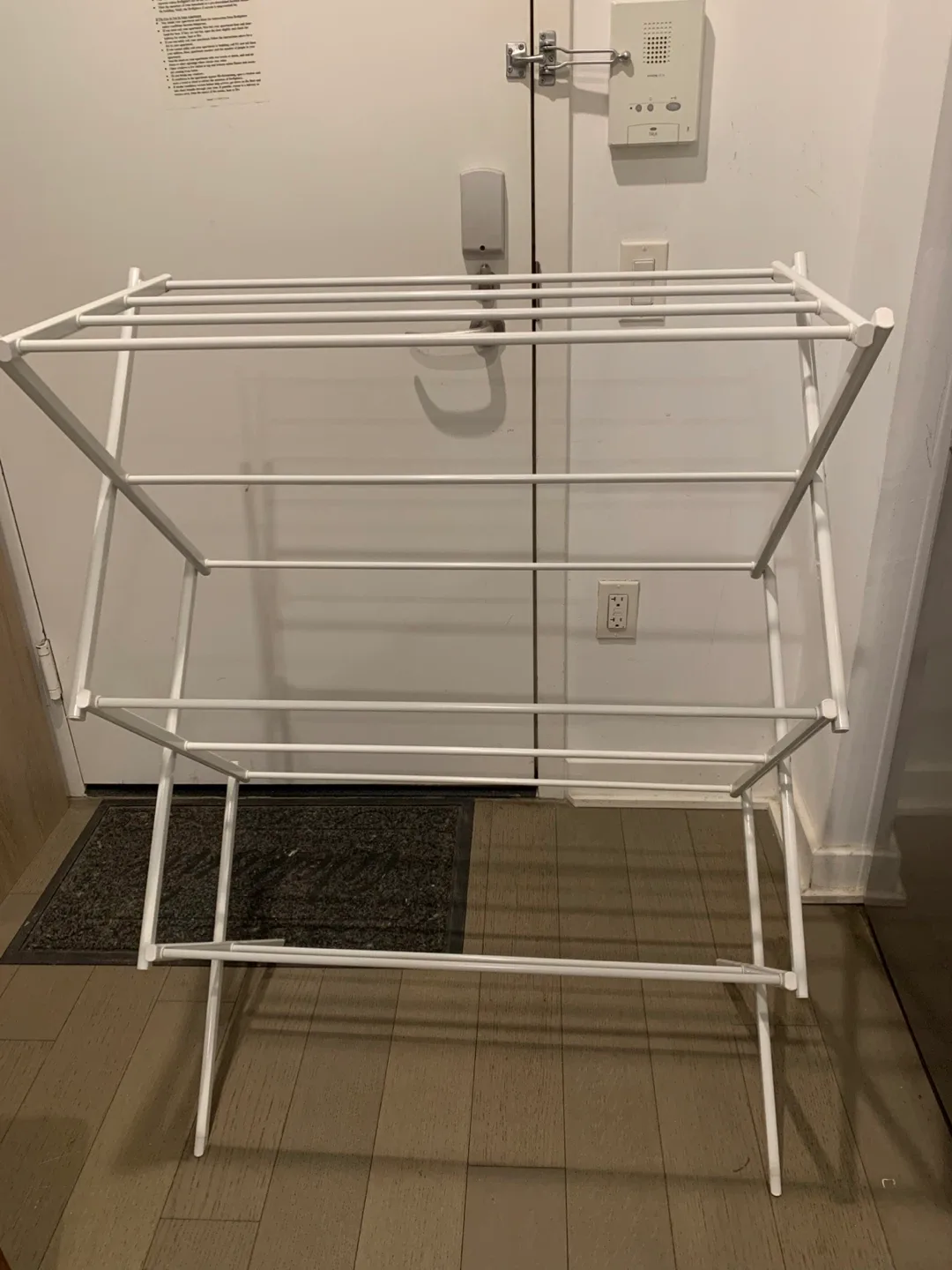 White Clothes Drying Rack
