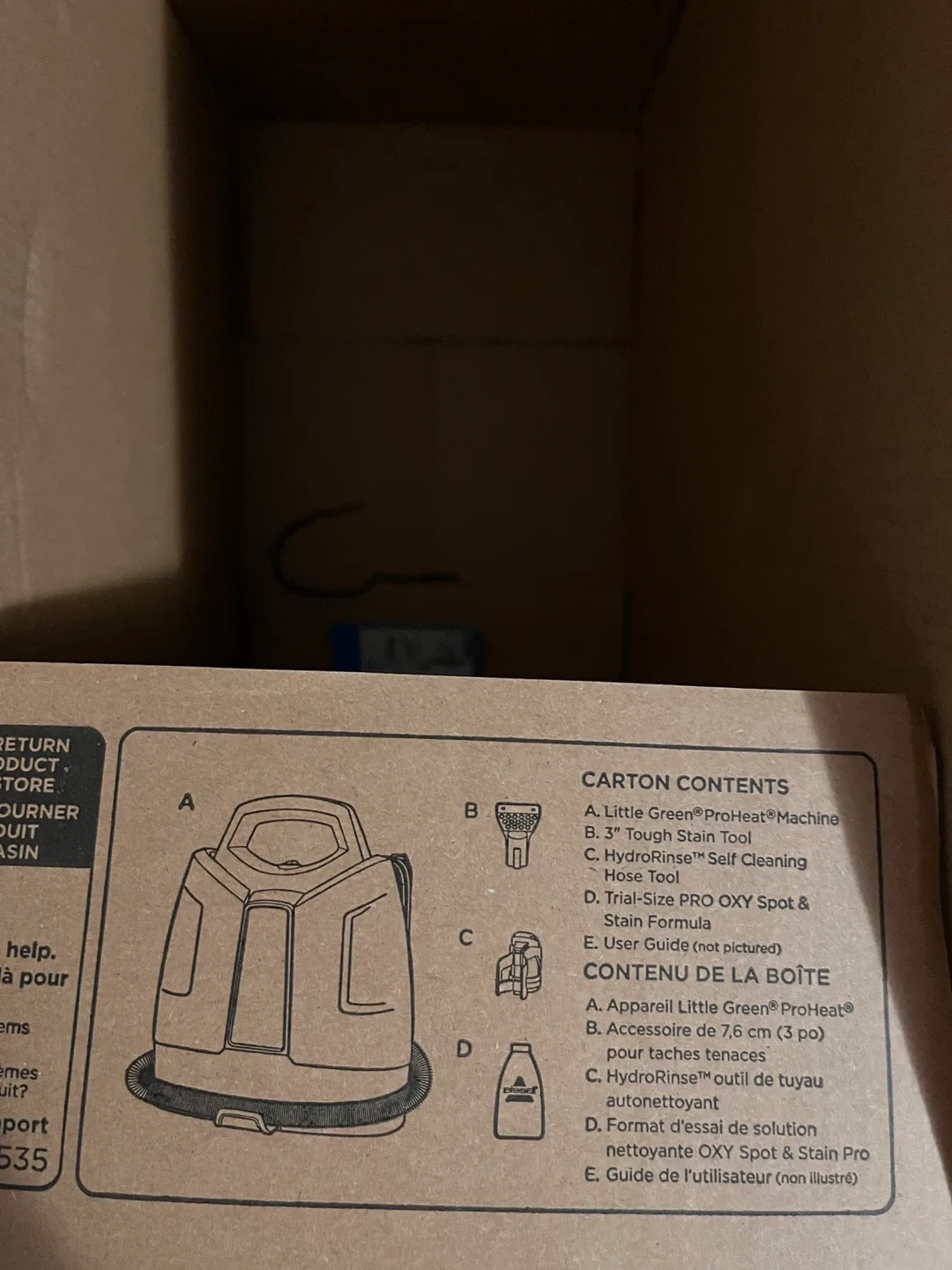 Bissell Little Green ProHeat Carpet & Upholstery Cleaner image indicator(5)