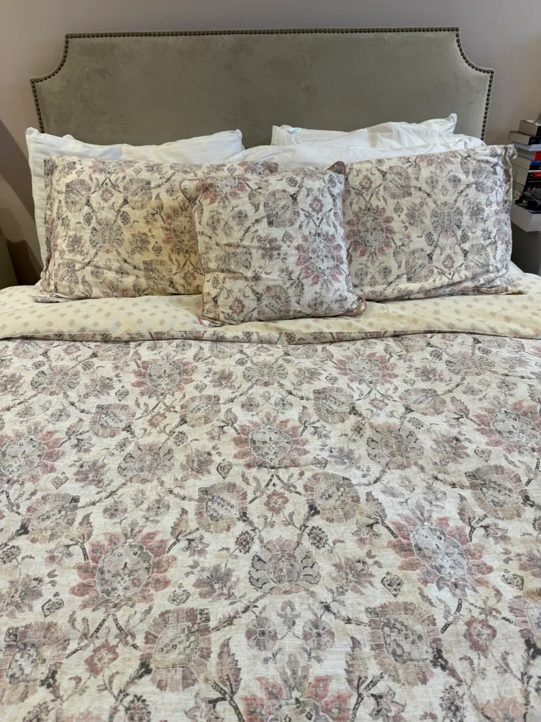 Tahari Home Comforter, Shams, & Throw Pillow
