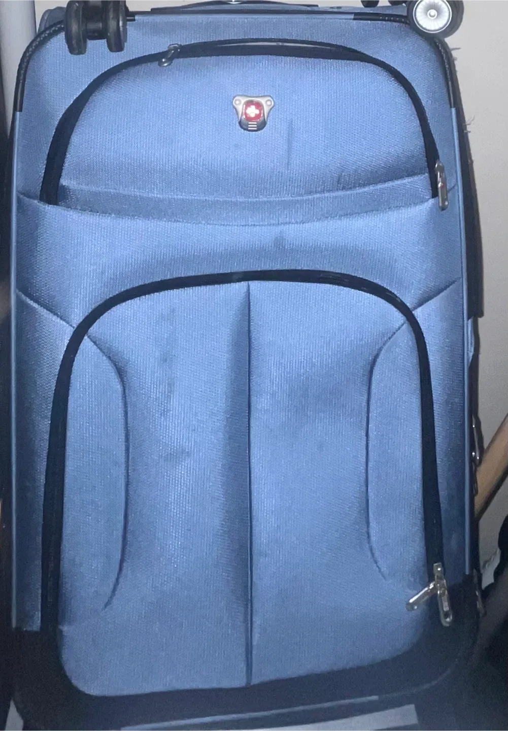 SwissGear Blue Carry-On Suitcase