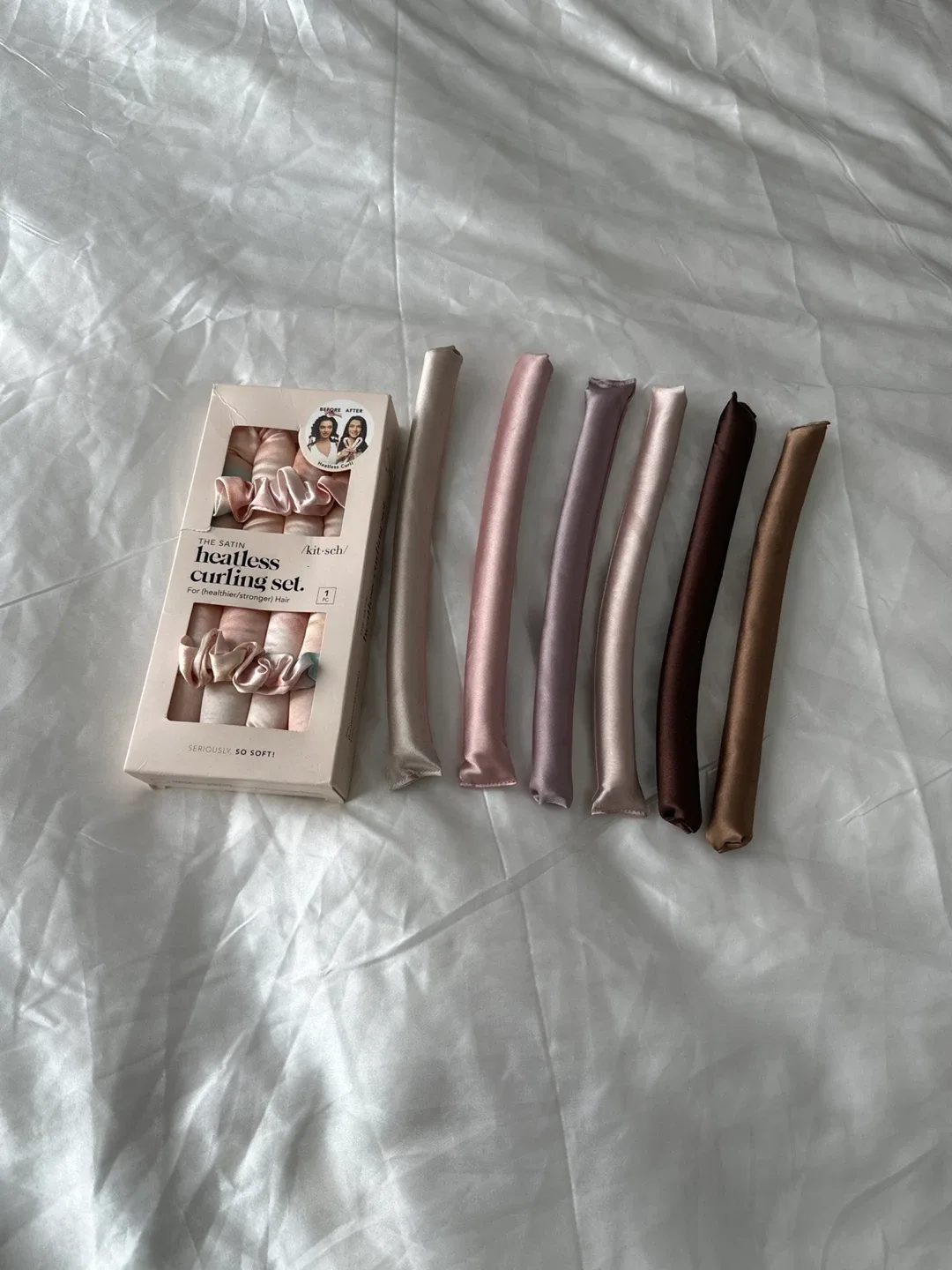 kit-sch Satin Heatless Curling Set