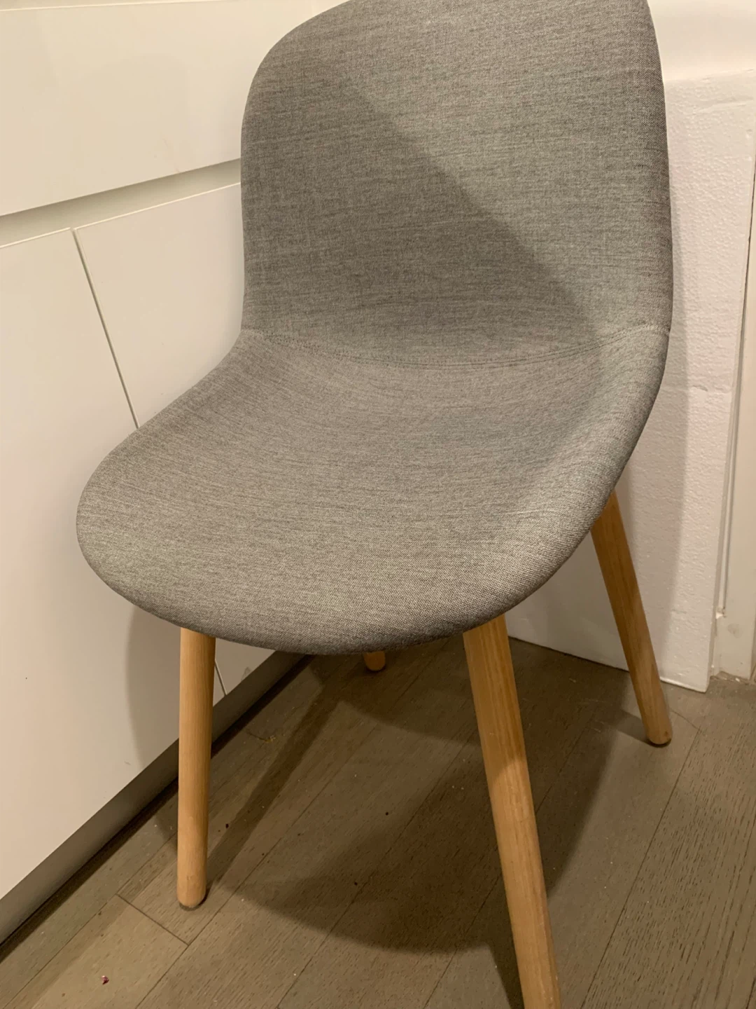 Gray Upholstered Dining Chair ($70 for 1 chair)