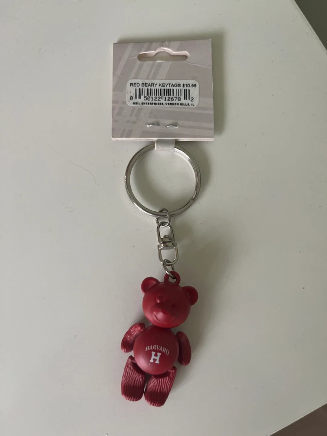 Harvard Beary Keytag - Red #Cleanout image indicator(2)