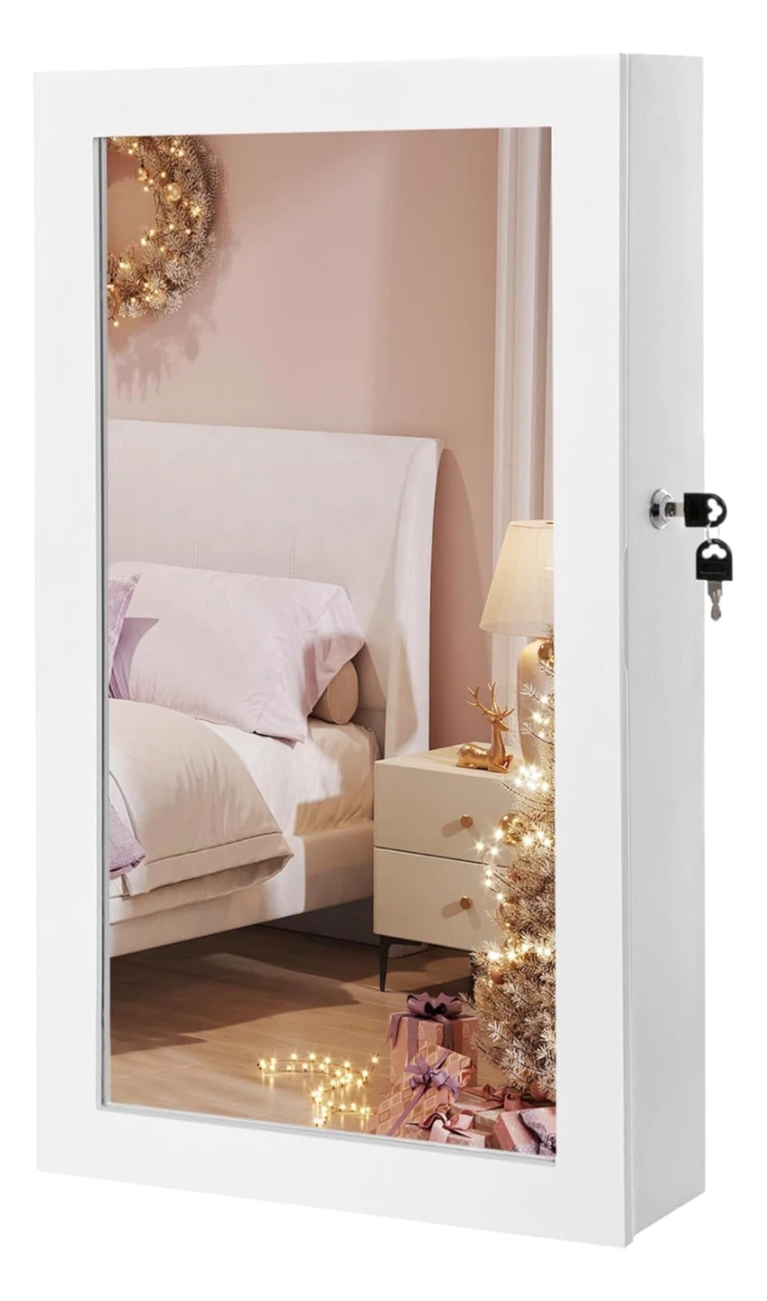 SONGMICS Lockable Jewelry Cabinet with Mirror (BRAND NEW IN BOX) - photo 4