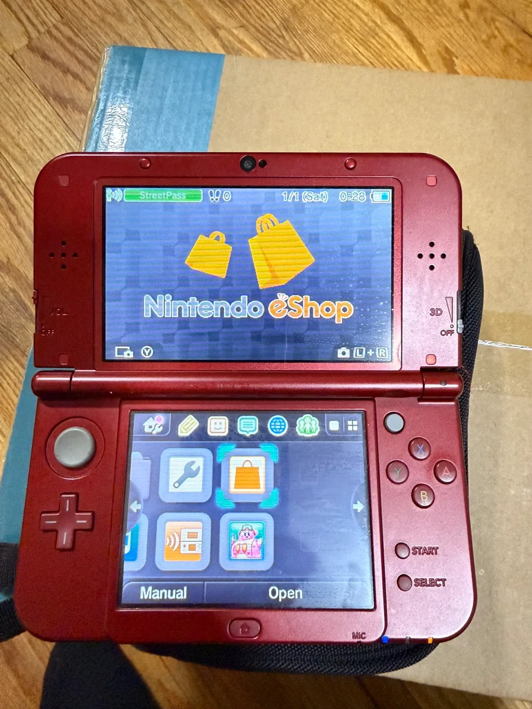 Red Nintendo New 3DS XL Handheld Console