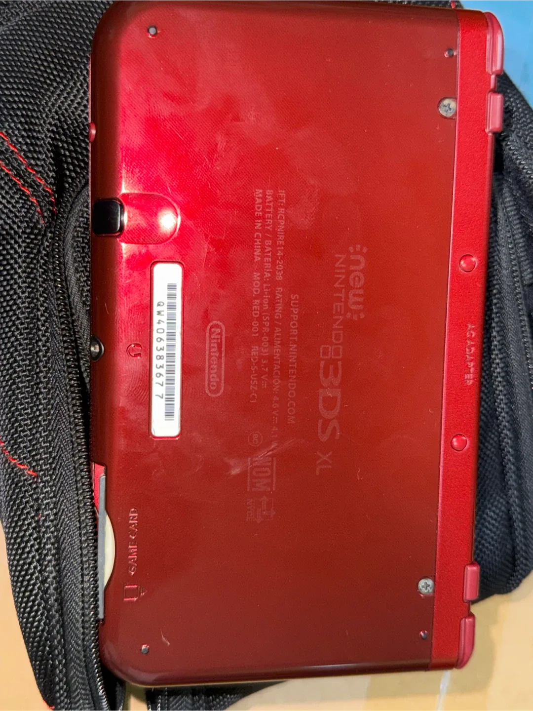 Red Nintendo New 3DS XL Handheld Console image indicator(5)