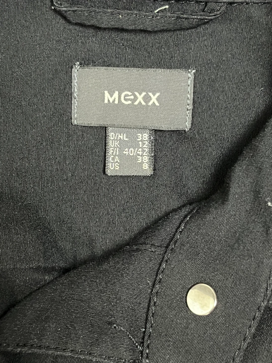 Mexx Black Jacket Size M - photo 4