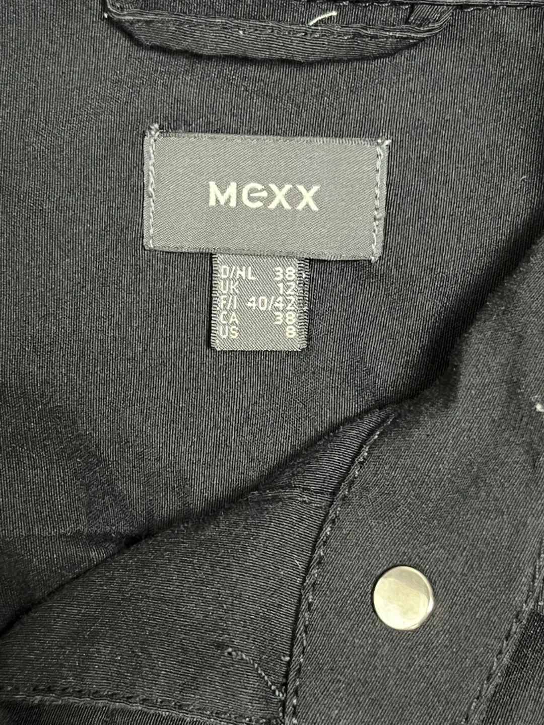 Mexx Black Jacket Size M image indicator(4)