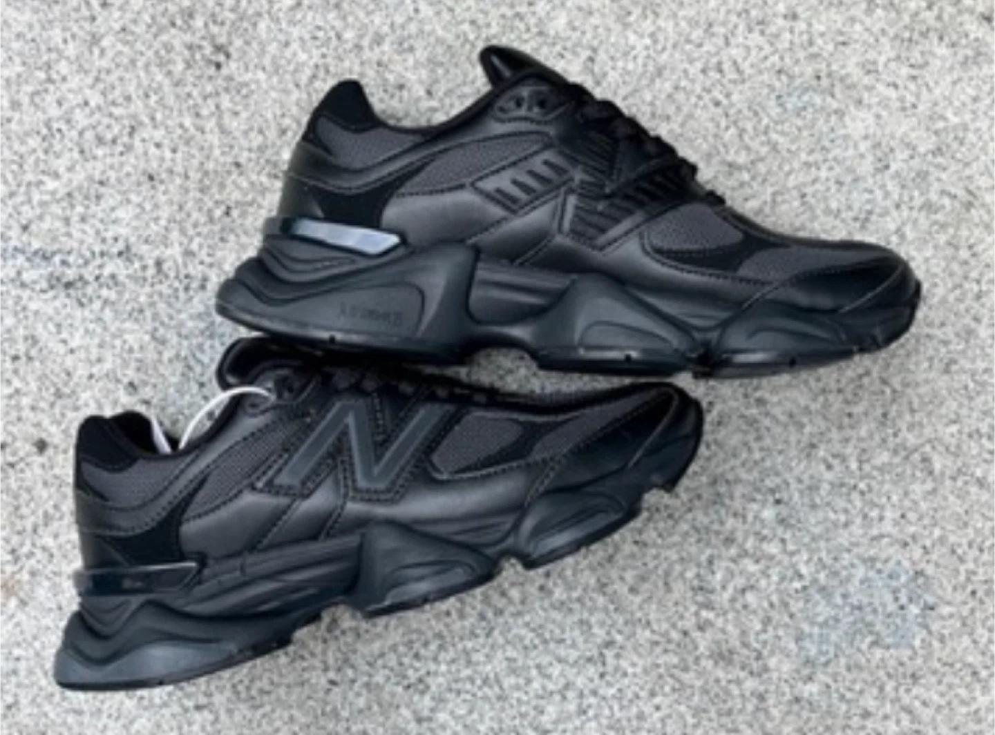 New Balance 9060 All Black Sneakers