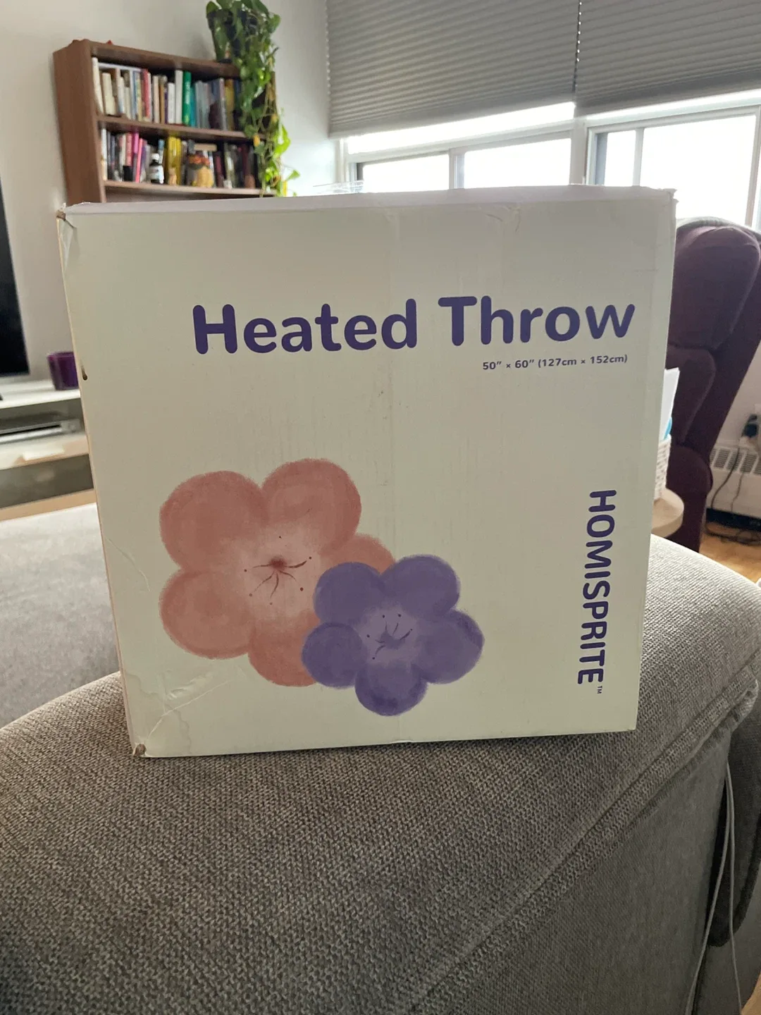 HOMISPRITE Heated Throw - 50" x 60"