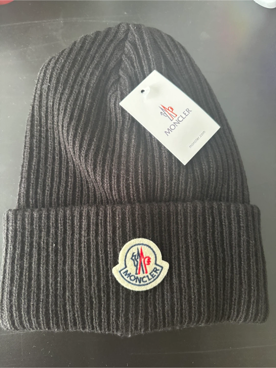 Moncler Wool Beanie - Black