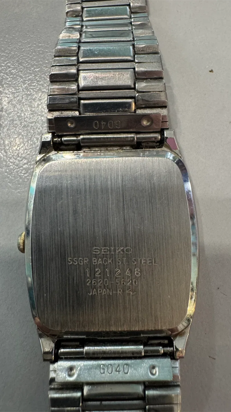 Seiko SSGR Back St. Steel Watch image indicator(2)