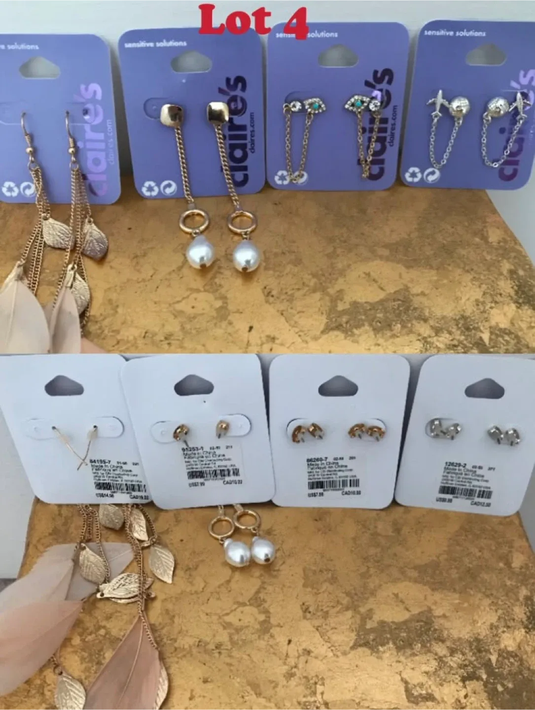 Claire's, Forever 21, Guess Earrings Lot