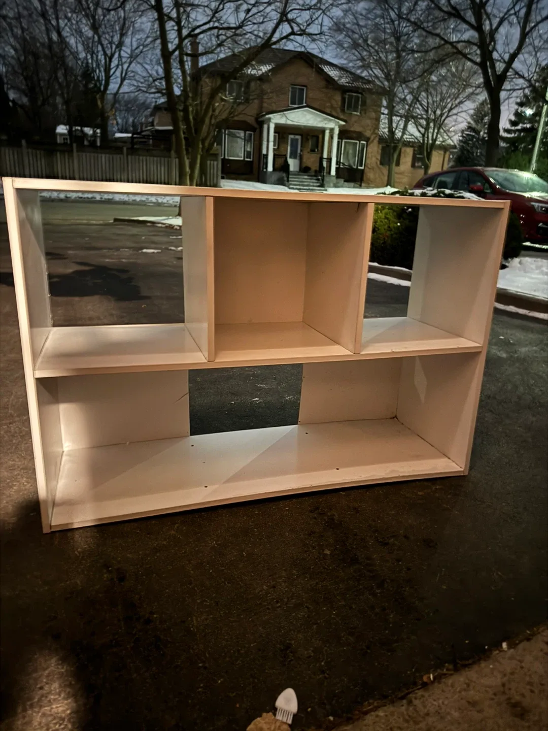 White Cube Storage Shelf