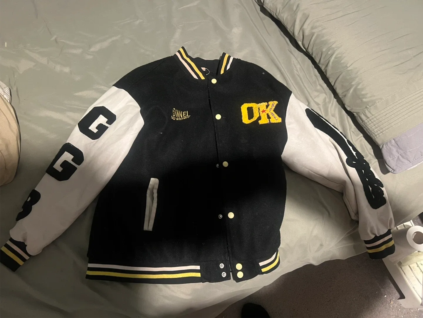 Funnel Letterman Jacket