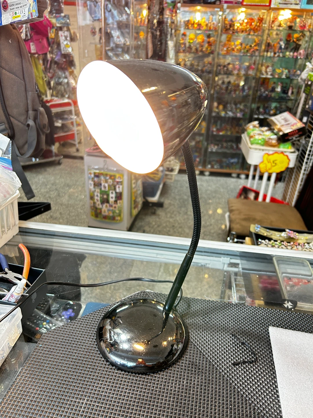 Silver Gooseneck Desk Lamp - photo 2