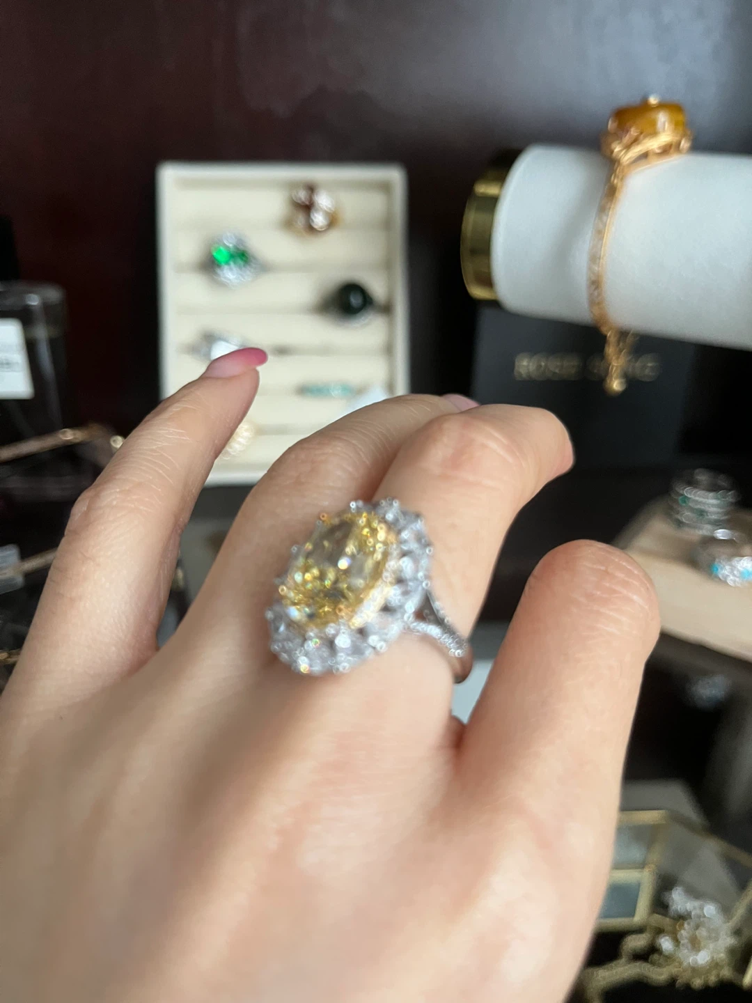 Yellow Diamond Ring - photo 5