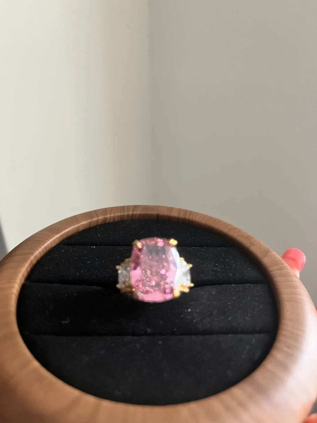 Pink Diamond Ring