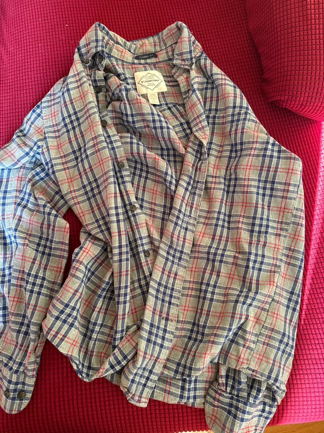 St. John's Bay Plaid Flannel Shirt
