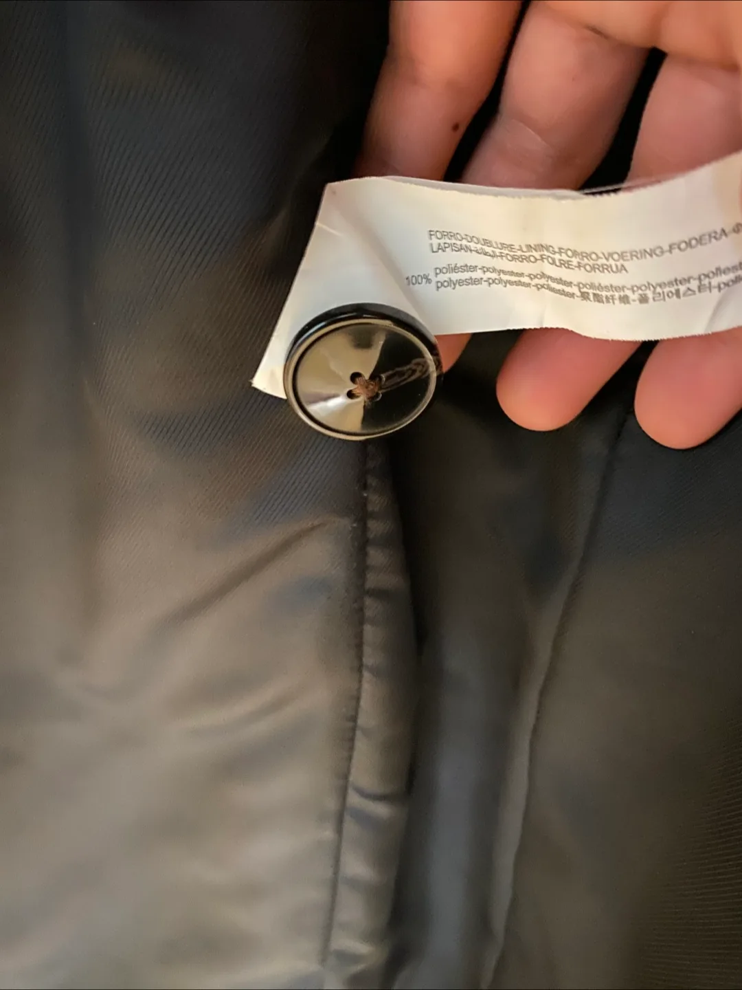 Zara Brown Wool Blend Coat - Size S image indicator(5)