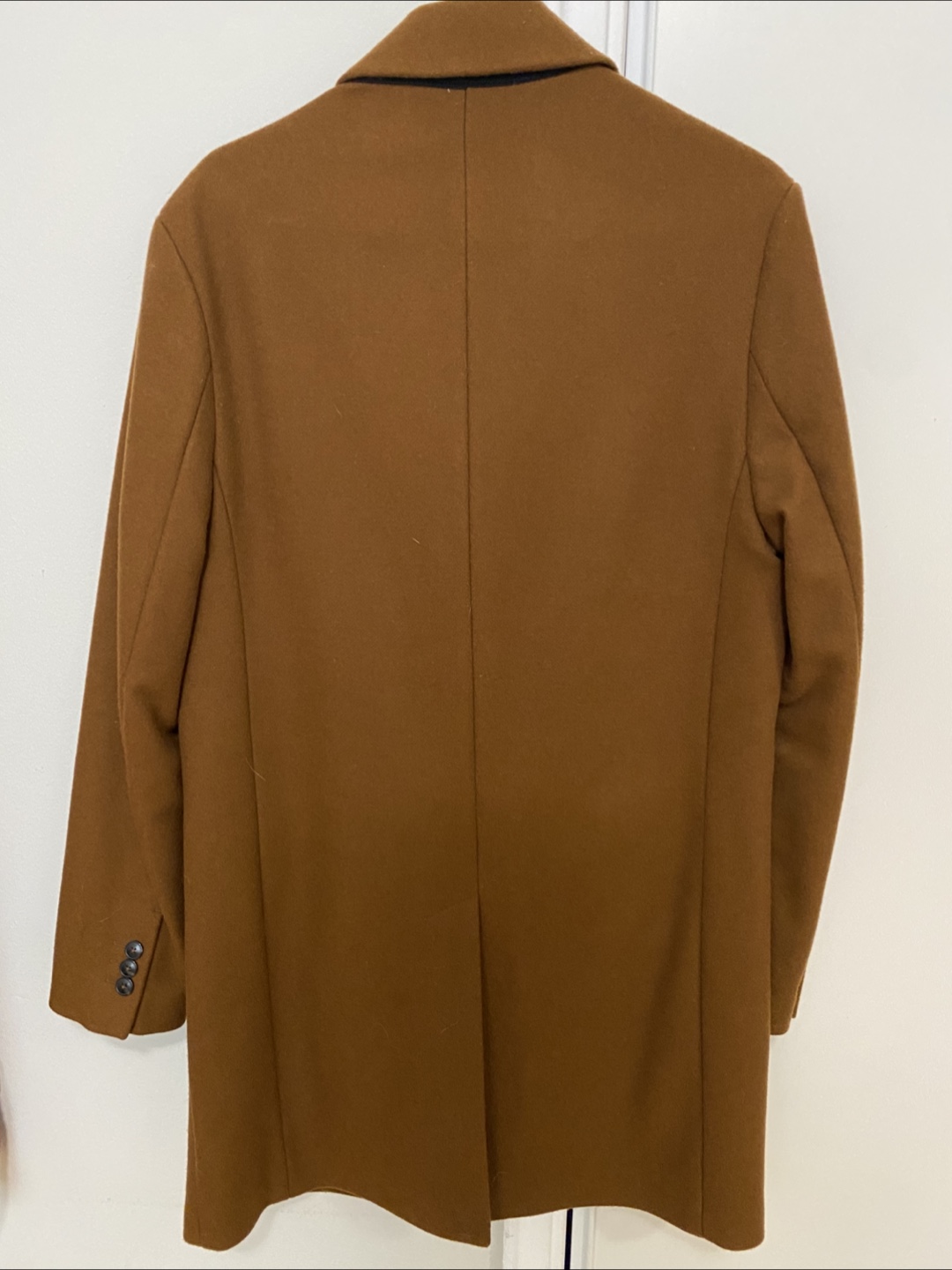 Zara Brown Wool Blend Coat - Size S - photo 3