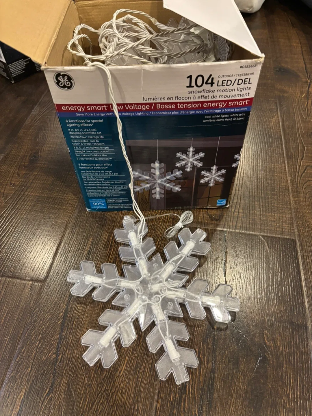 Snowflake Motion Lights image indicator(2)