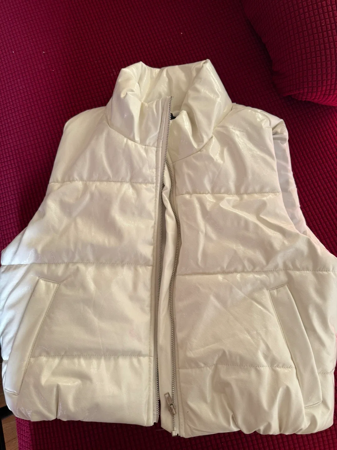 White Puffer Vest