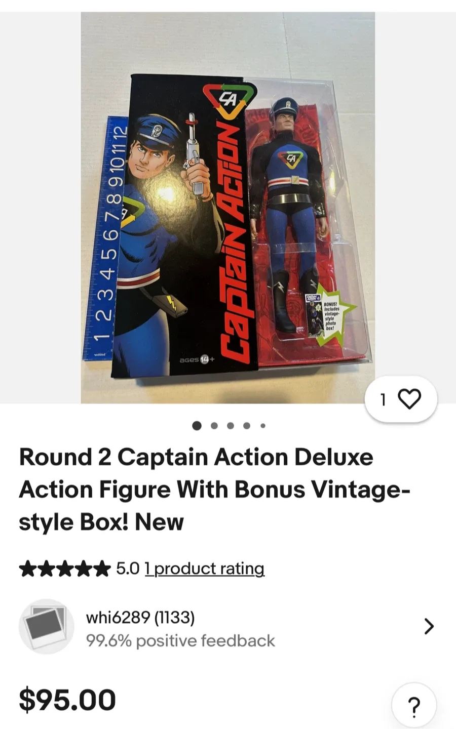 New Captain Action Deluxe Action Figure