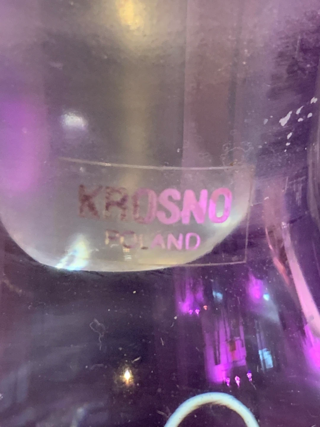 Krosno Poland Decanter (signature bubble in base) - photo 3