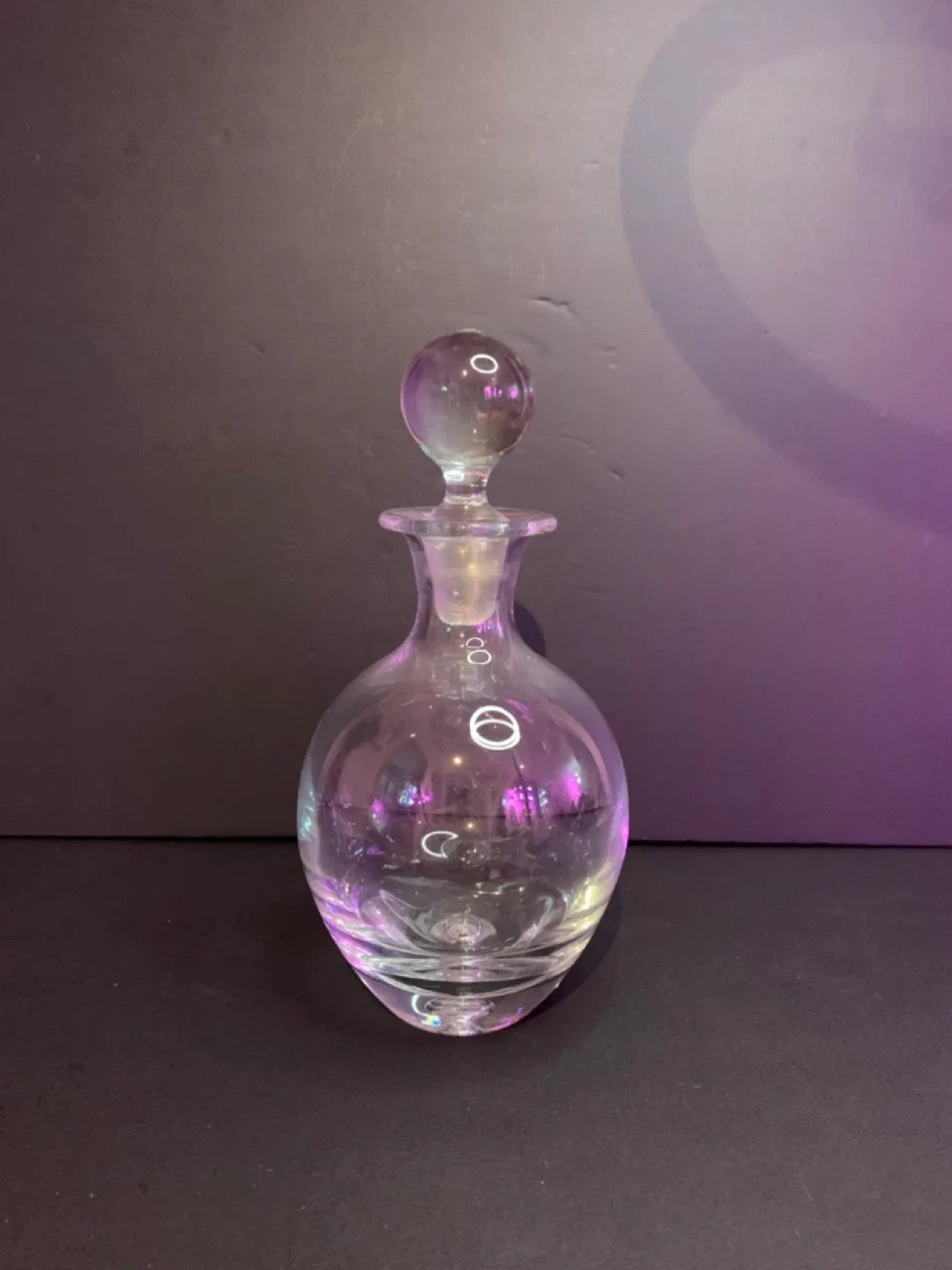 Krosno Poland Decanter (signature bubble in base)