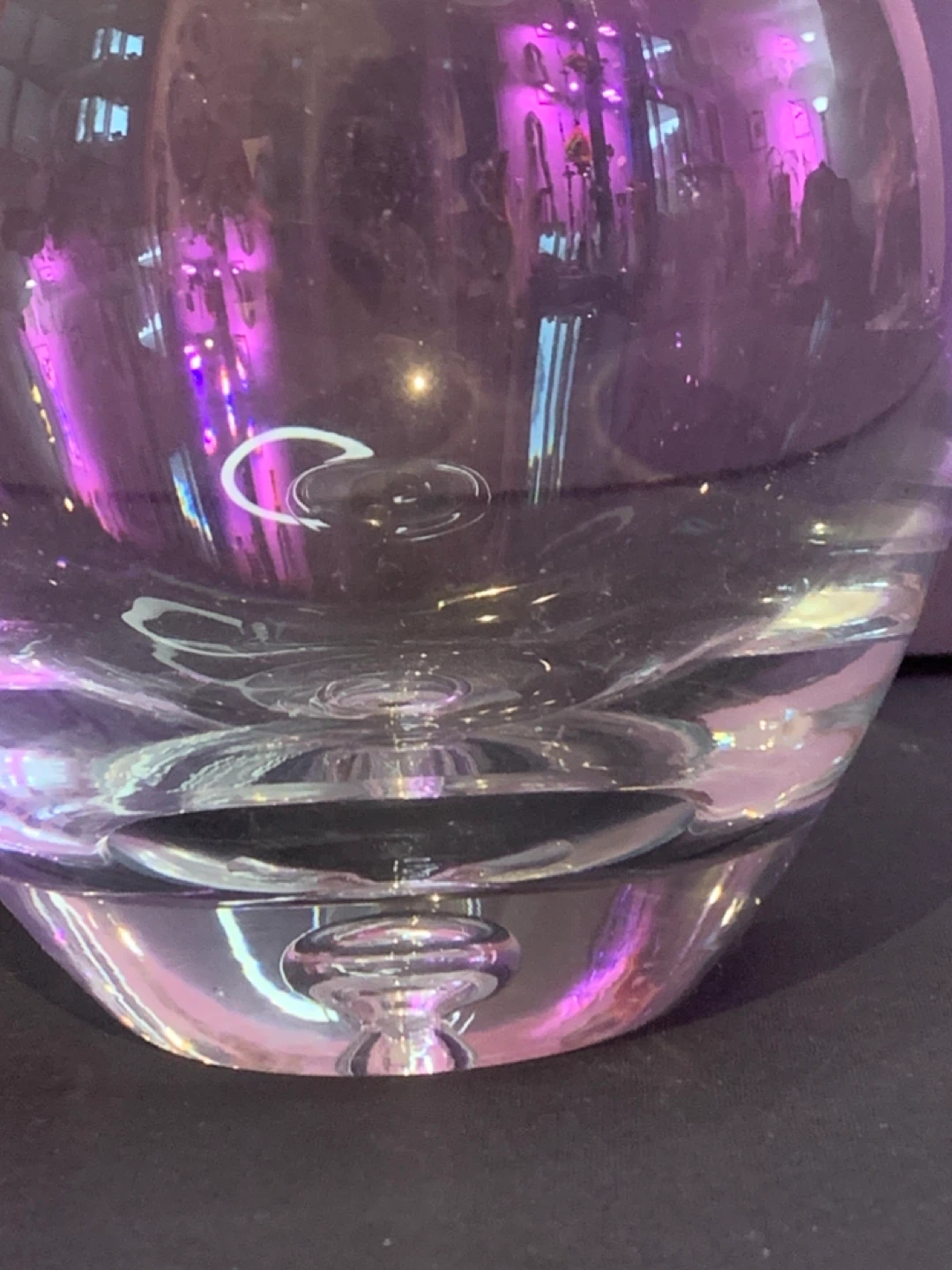 Krosno Poland Decanter (signature bubble in base) - photo 2
