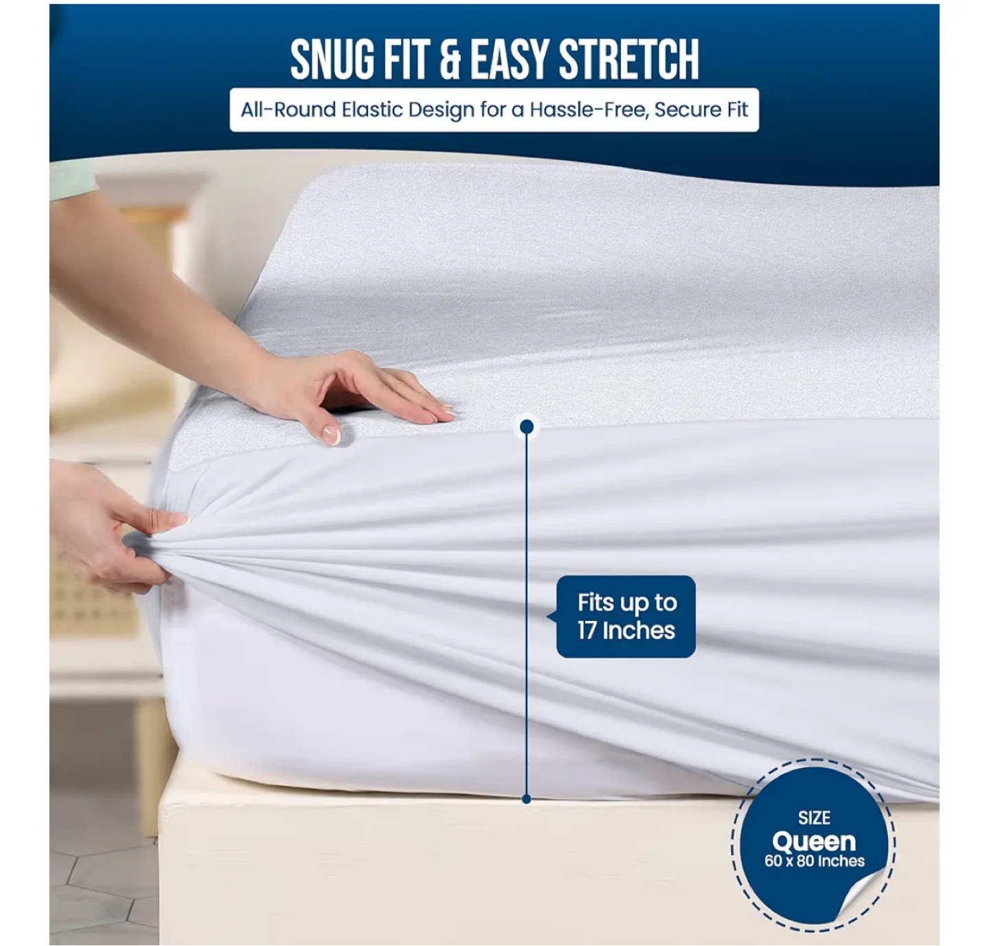 Mattress protector queen size image indicator(4)