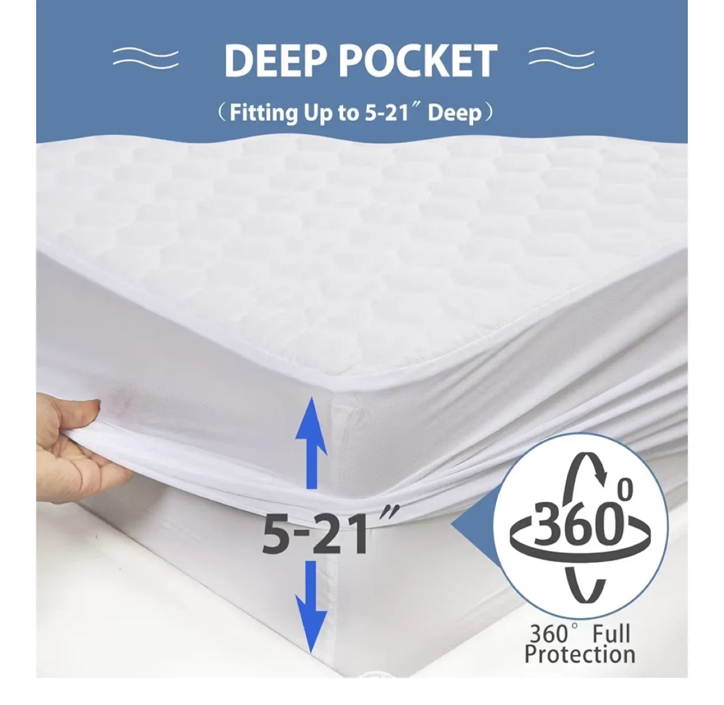 Mattress protector queen size image indicator(6)