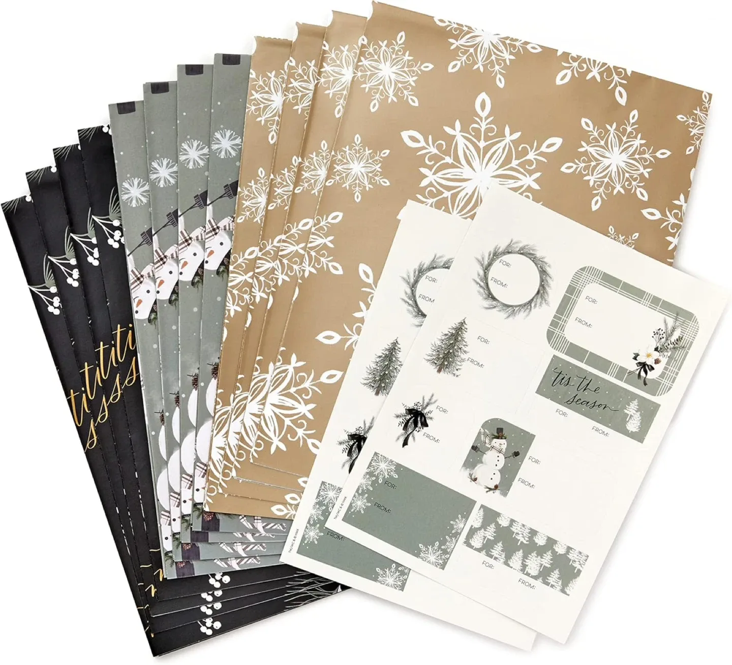 Hallmark Heavy Weight Gift Wrap Sheet Assortment #Cleanout image indicator(6)