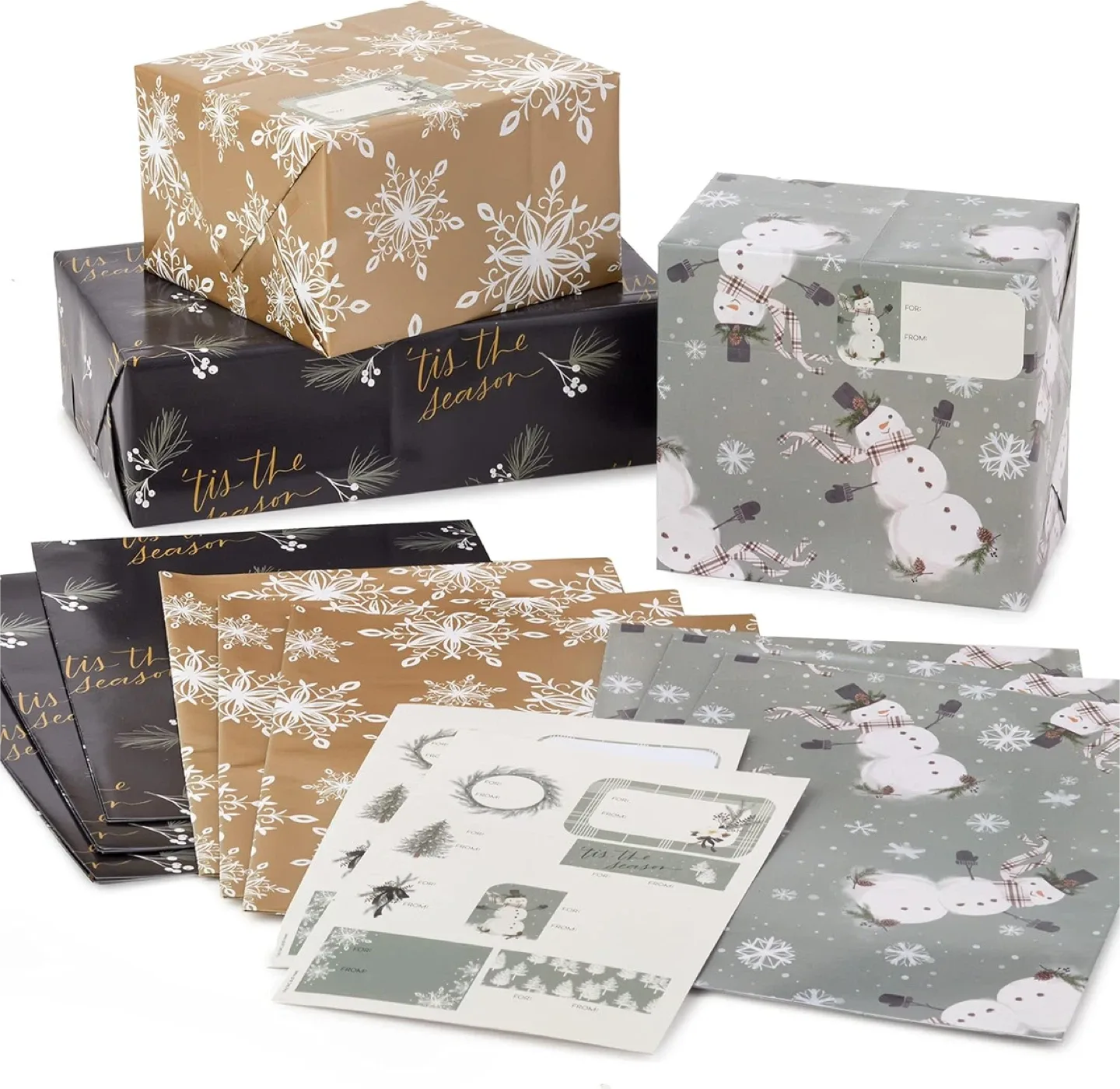 Hallmark Heavy Weight Gift Wrap Sheet Assortment #Cleanout image indicator(3)