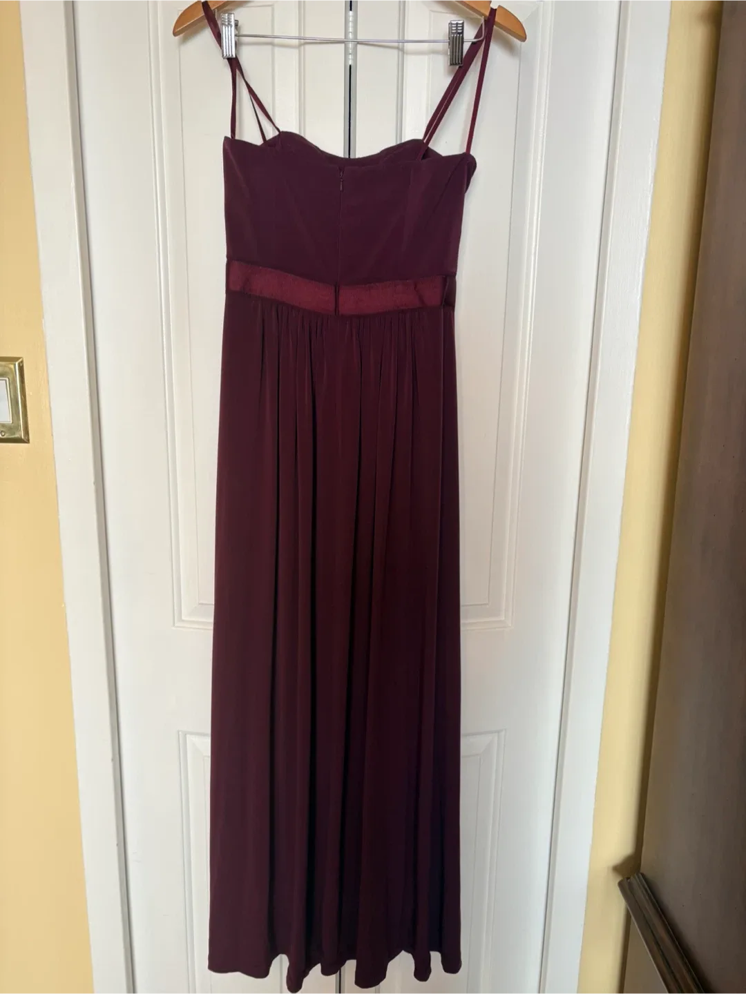 Max and Cleo Deep Plum Gown #clearout image indicator(3)