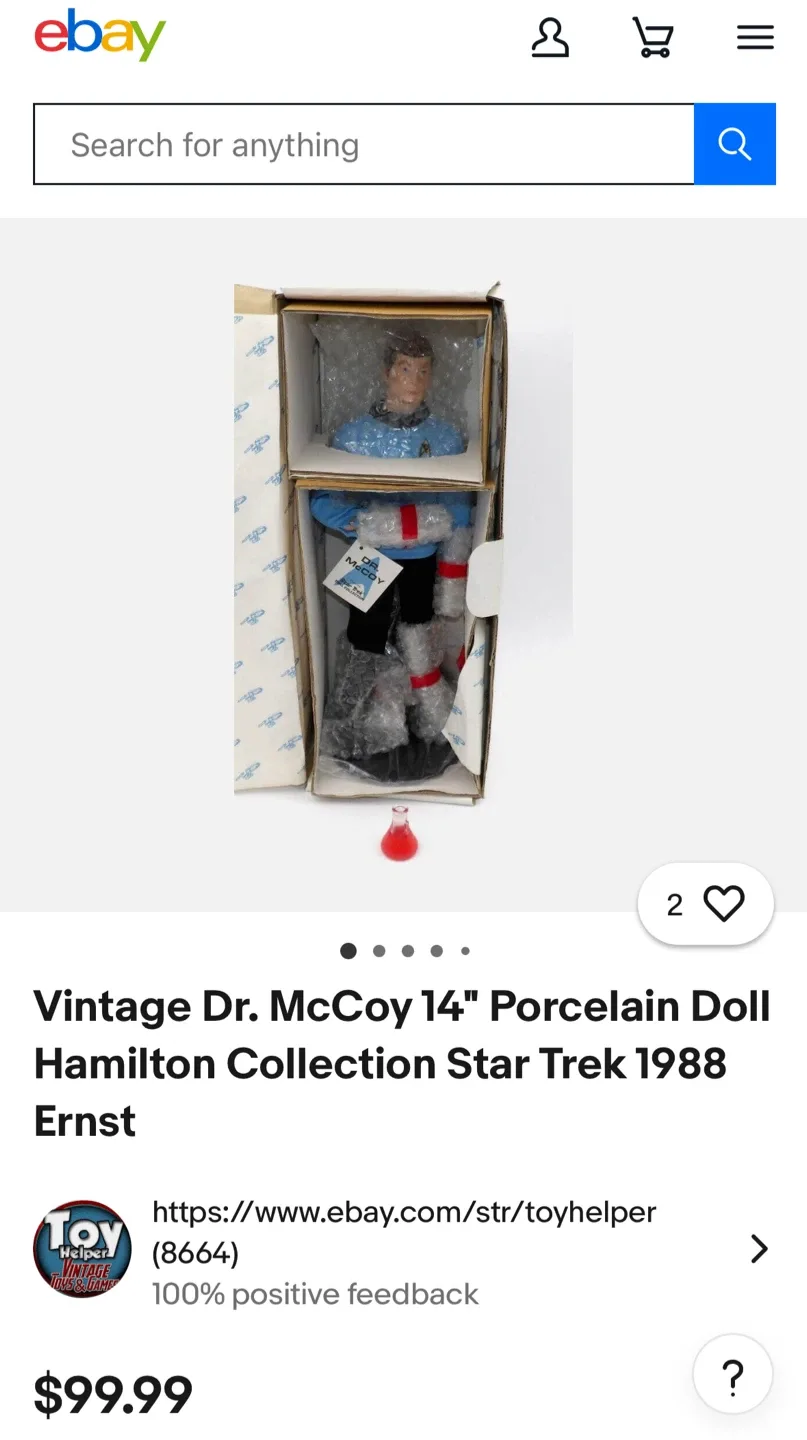 Star Trek Mr. Spock Doll Hamilton Collection