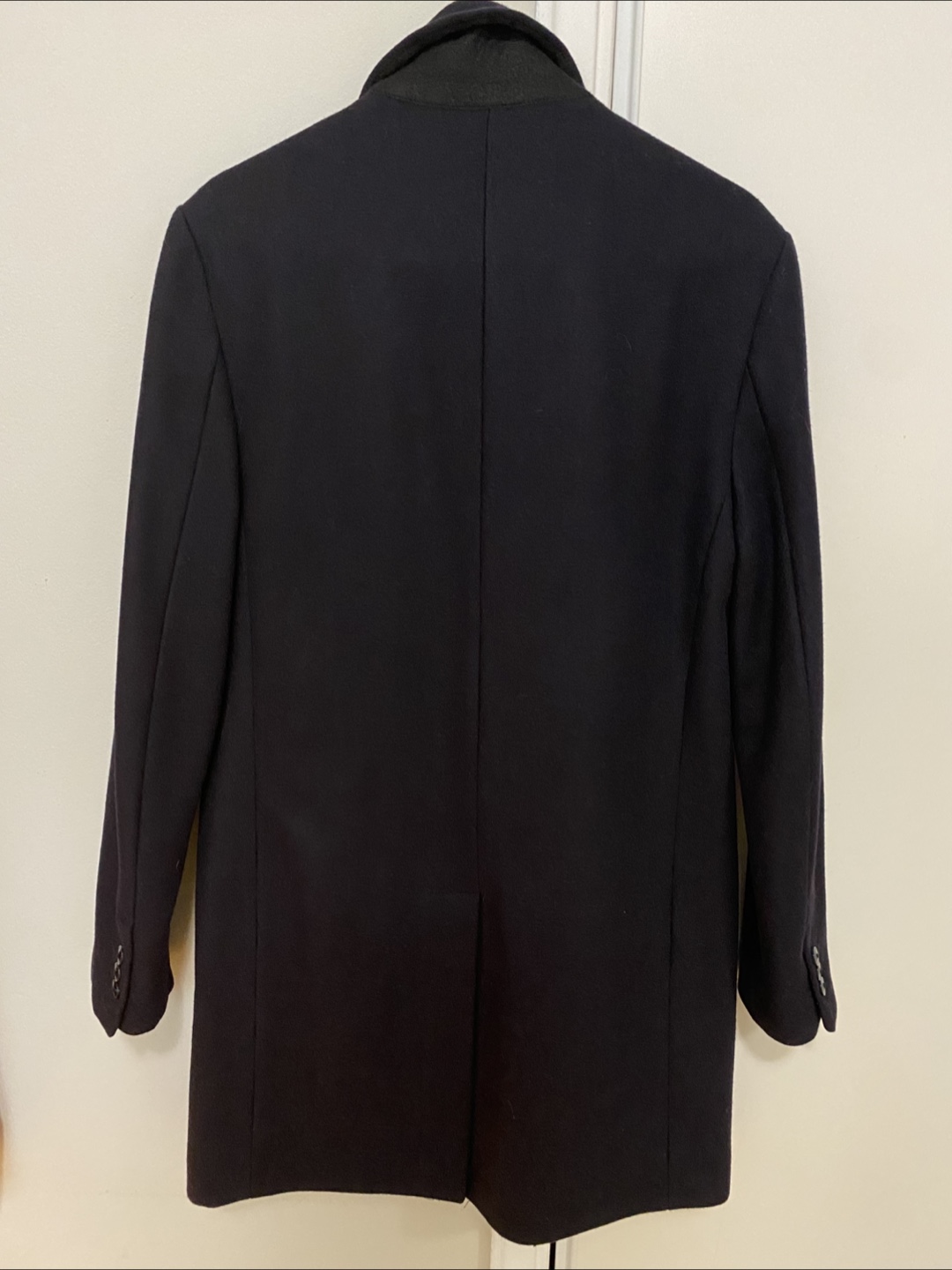 Zara Men’s Trench Coat - Navy Blue - Size Small - Wool Blend - photo 3