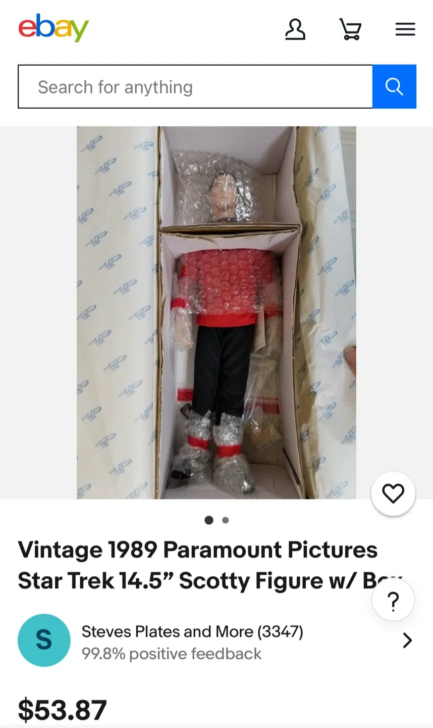 Star Trek Scotty Doll - Hamilton Collection