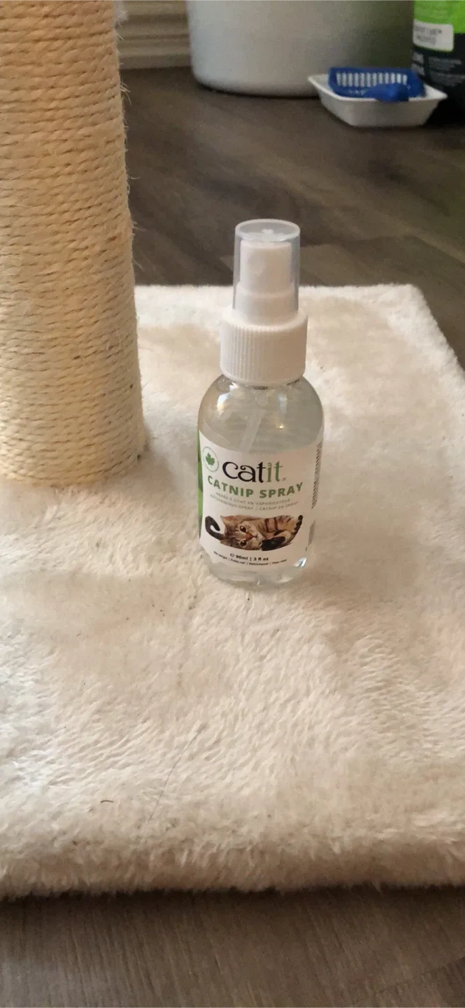 Cat scratching post and Catit Catnip Spray image indicator(2)