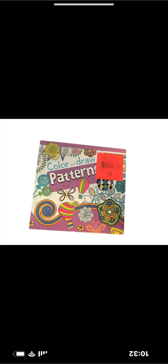 Color and Draw Patterns Activity Book