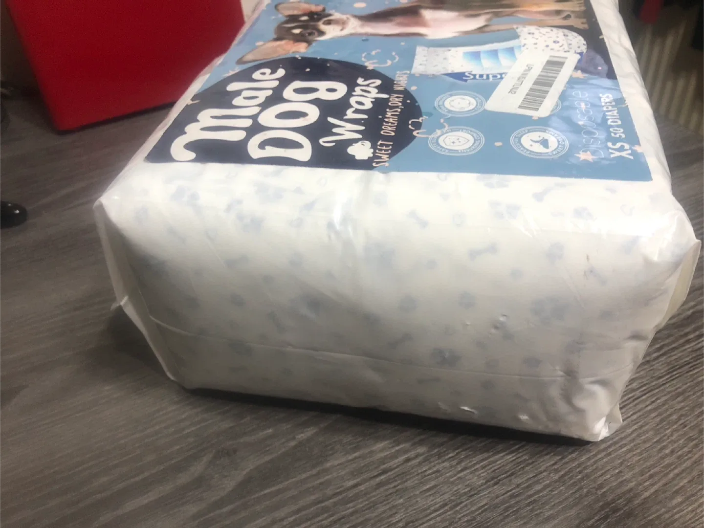 Male Dog Wraps - XS - 50 Diapers image indicator(4)